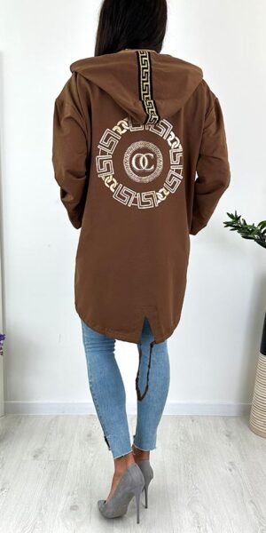 BLUZA DALLAS narzutka CZEKOLADA