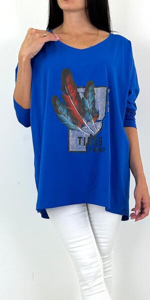 TUNIKA BLUZKA HIBOU chabrowa