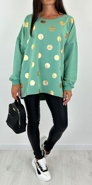 BLUZA RONDA miętowa