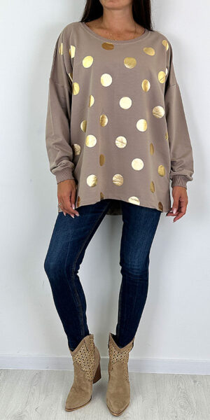 BLUZA RONDA jasny KAKAO