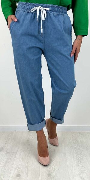 SPODNIE JEANSOWE KRIS jasny jeans