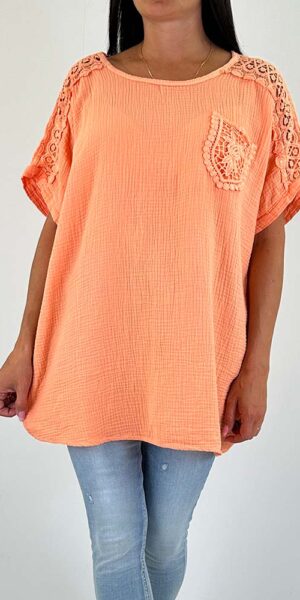 DORI BLUZKA oversize orange