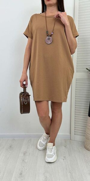 SUKIENKA MEGANI  camel