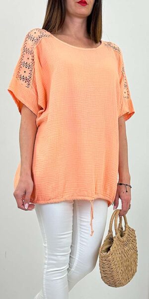 KSAMI BLUZKA oversize orange