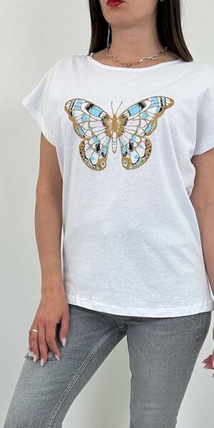 GAMMA BLUZKA T-SHIRT wzór 1 biały