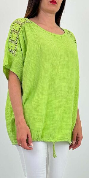 KSAMI BLUZKA oversize limonka