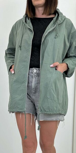 SLOW NARZUTKA KURTKA PARKA khaki