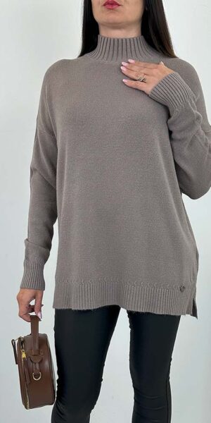 SWETER ETNI golf kakao