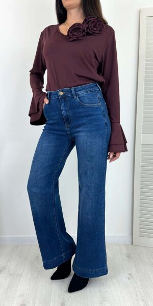 2113 JEANSY SZEROKIE NOGAWKI dżinsy dzwony