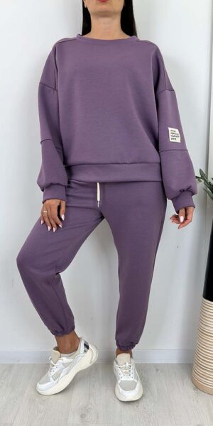 KOMPLET RELAXI masełko fiolet