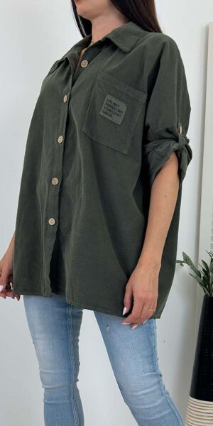 MAGNUM SZTRUKSOWA KOSZULA khaki