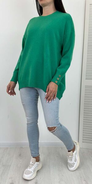 SWETER wiosenny HELGA zieleń