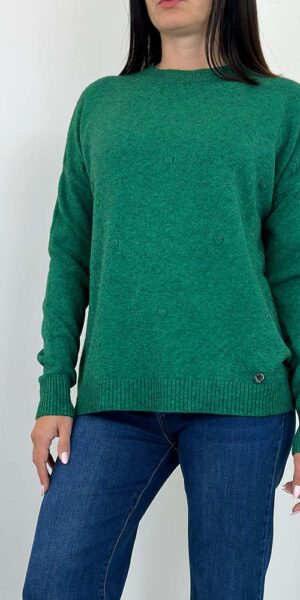 LIMAN SWETER MIĘKKI zielony