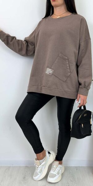 BLUZA BARTON premium bawełniana z naszywka fango