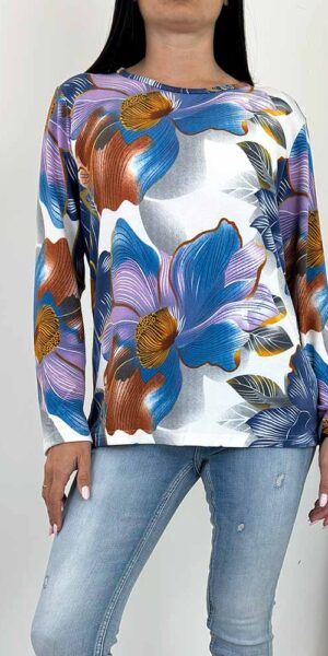 SWETEREK BLUZKA MALWA niebieski