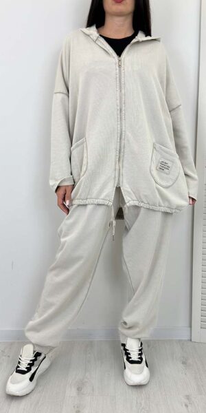 ZEMAR KOMPLET DRESOWY DEKATYZOWANY jasny beżowy