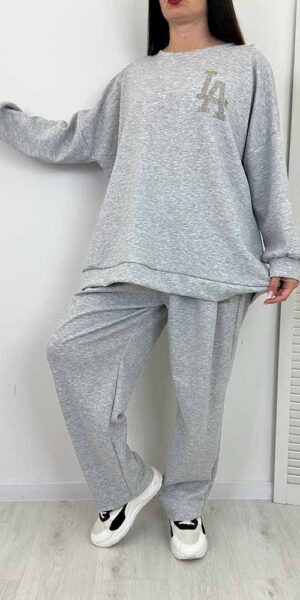 KOMPLET LAST masełko duży rozmiar szary