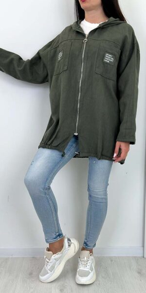 ERDA NARZUTKA KURTKA PARKA khaki cotton