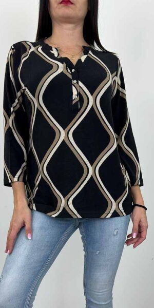 SWETEREK BLUZKA DARIA czarna