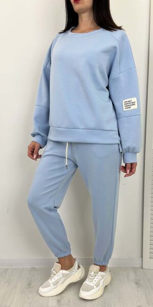 KOMPLET RELAXI masełko błękitny