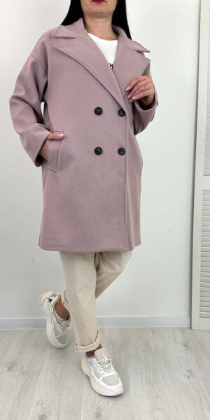 PŁASZCZ BOSTON rossa zapinany na guziki