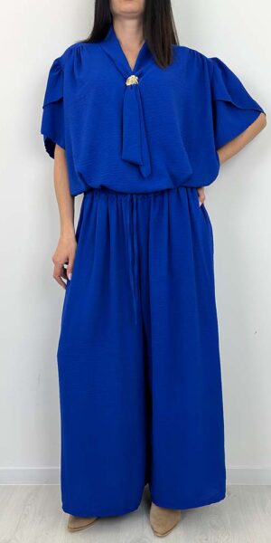 KOMPLET MELANI bluzka spodnie chaber zestaw