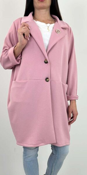 MARYNARKA WDZIANKO LADYS pudrowa masełko