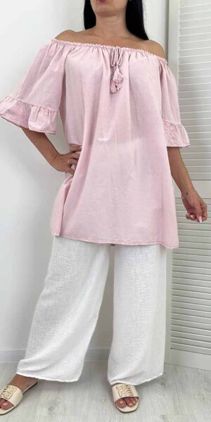 BIANKA BLUZKA HISZPANKA puder cotton